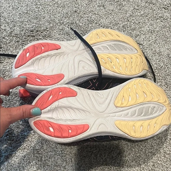 ASICS Gel Cumulus 25 Navy and Pink Sneakers - Picture 4 of 5